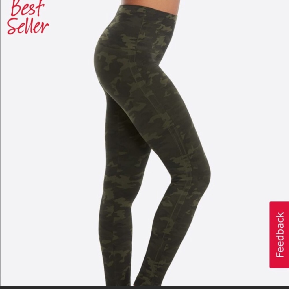 Spanx Seamless Camo Leggings XL